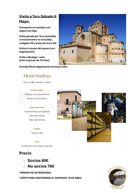 Excursión Cultural a Toro